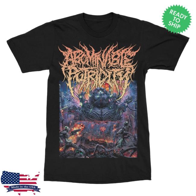 Official Indie Merch Store Shop Abominable Putridity "Parasitic Metamorphosis" T-Shirt Indiemerchstore
