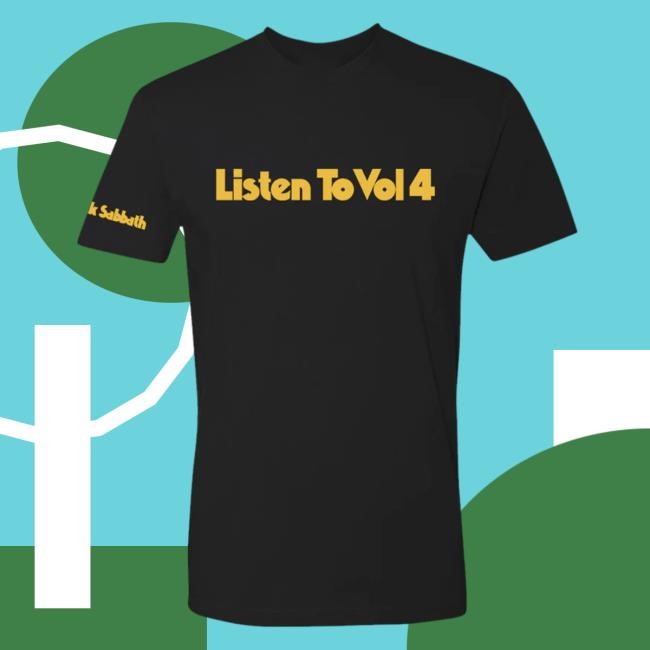 Listen To Vol 4 Black T-Shirts