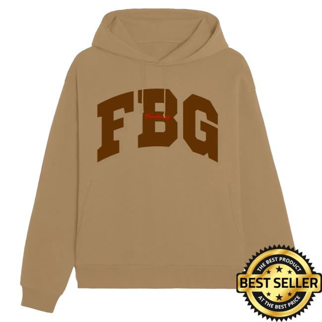 Official Freebandz Merch Store Future FBG Fbg Original Popover Sweatshirt Tan