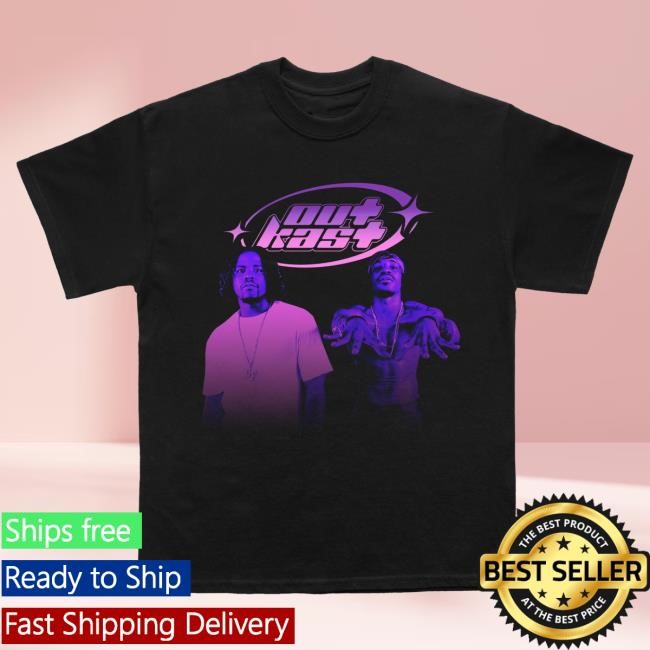 Official Outkast Merch Store Shop Big & Andre Black Shirt 2024
