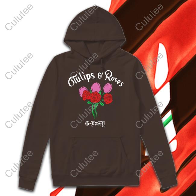 Tulips & Roses Black Tee