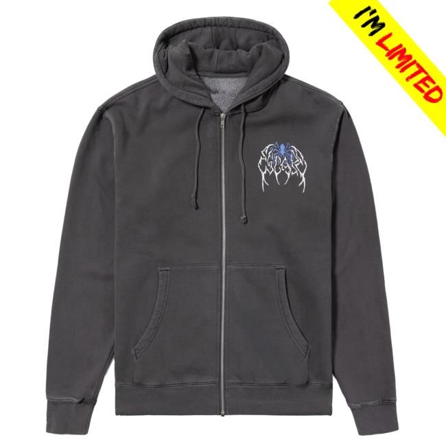 Official Insomniac Escape The Spider Zip Hooded Sweatshirt