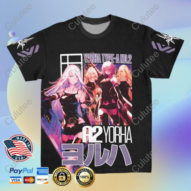 Official Anime Ape Clothing A2 Nier Automata Streetwear Shirt 2023 Animeape