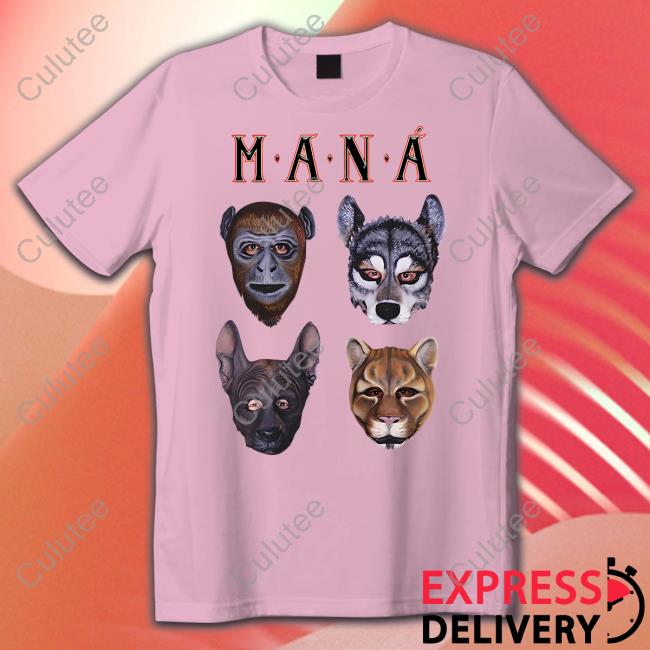Official Maná Merch Masks Tee