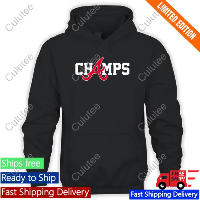 Official Megañ 3X5 Atlanta Braves Champs Tee Shirt