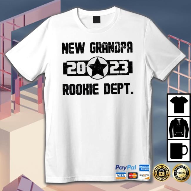 Official New Grandpa Rookie Dept 2023 T-Shirt