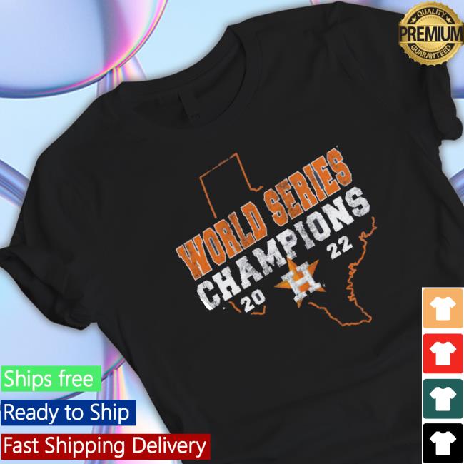 Houston Astros 2022 World Series Champions Over The Wall Tee