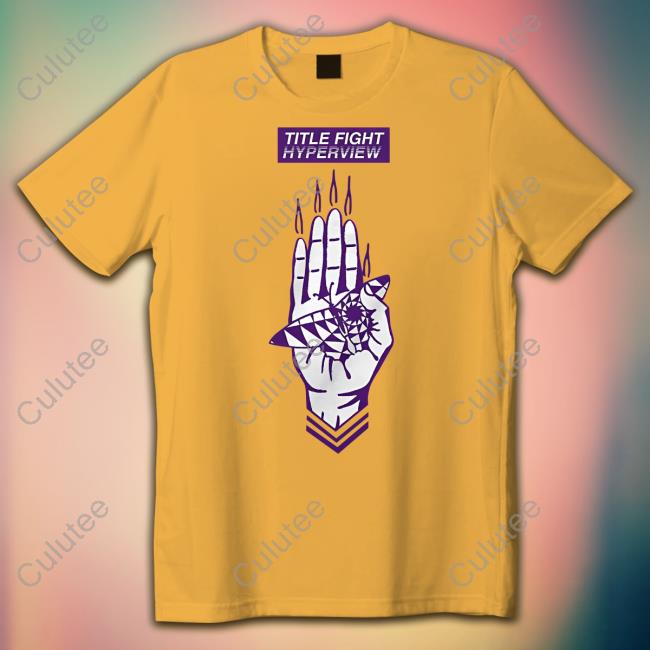 Cold Cuts Merch Title Fight Hyperview Hand Shirts