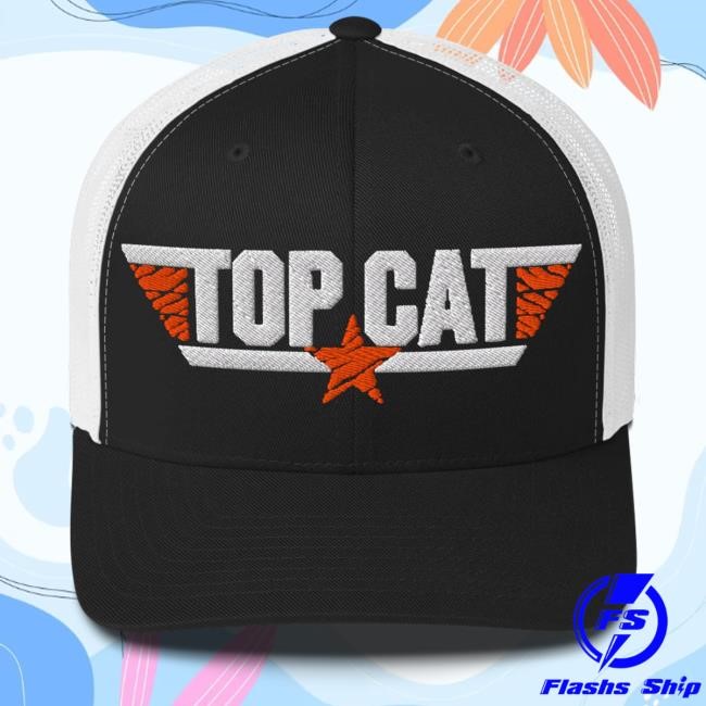 Cincy Shirts Top Cat Trucker Cap Curved Brim Stadium Gear