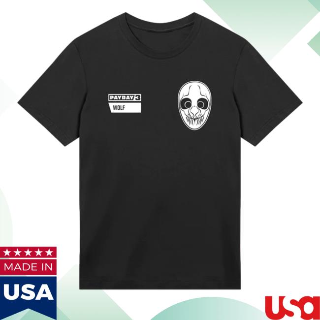 Official Payday 3 Merch Payday 3 Wolf Tee