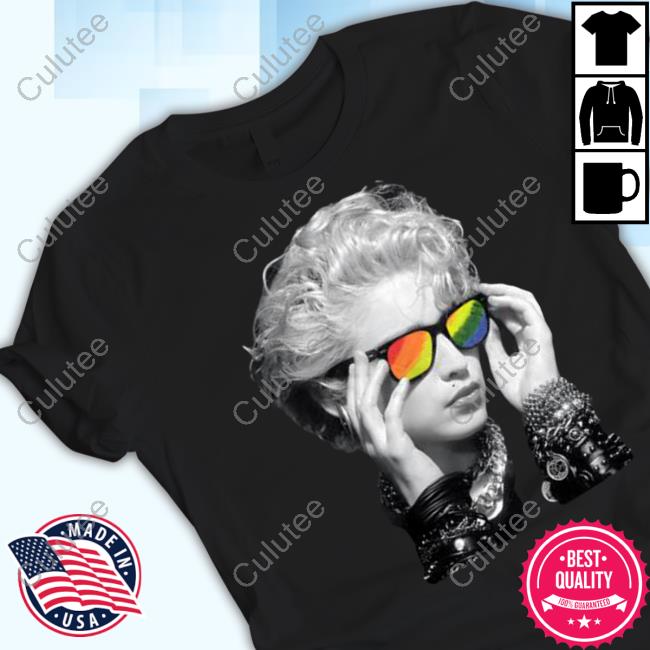 Madonna 50 Number Ones The Rainbow Edition Distressed Tee Shirt