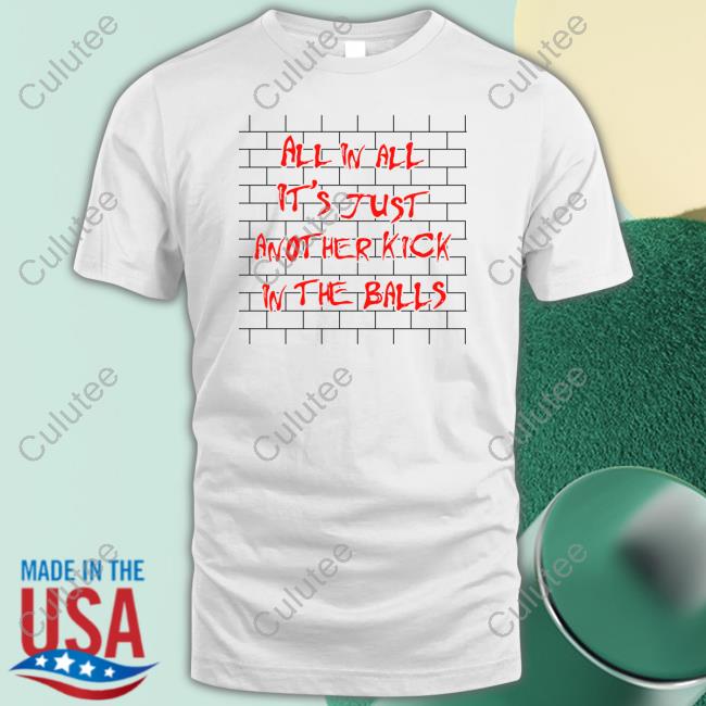 Shirts That Go Hard All In All It's Just Another Kick In The Balls Crewneck Sweatshirt