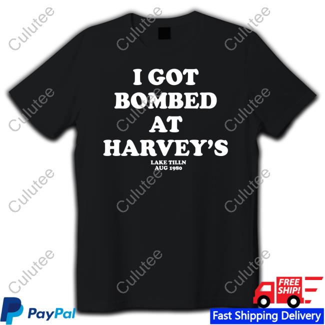Official I Got Bombed At Harvey's Tank Top