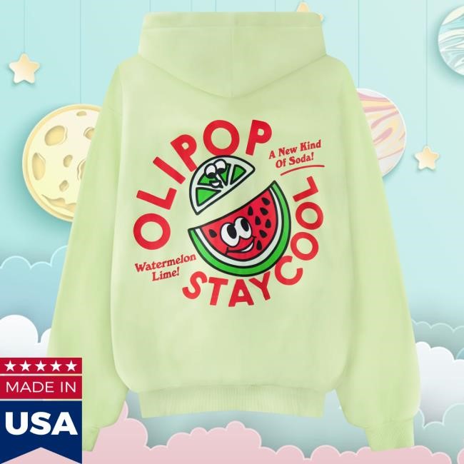 Official Stay Cool Clothing Store Staycool Olipop Watermelon Lime Hood StaycoolNyc