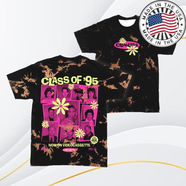 Official Studiohouse Designs Merch Store Clueless Class Of '95 Tiedye T Shirt Studiohouse Designs Apparel Clothing Shop StudiohouseDesigns