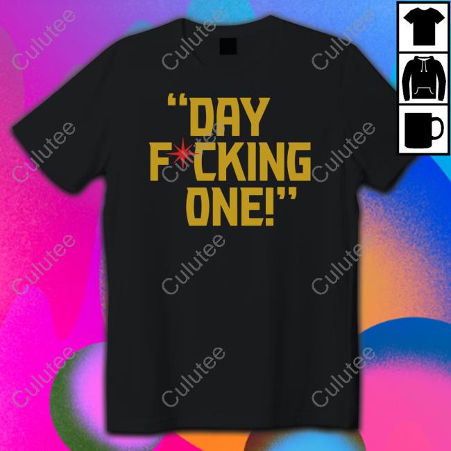 Official Vegas Varsity Merch Day Fucking One Tee