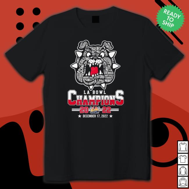 Mississippi State Bulldogs Player Names LA Bowl Champions 2022 TShirts