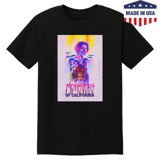 Official To The Stars Store Clothing Shop Store Monsters Of Ca Movie Poster T-Shirts Black