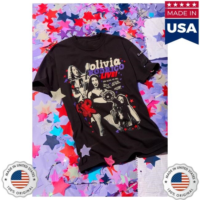 Official Olivia Rodrigo Merch olivia rodrigo live Tee