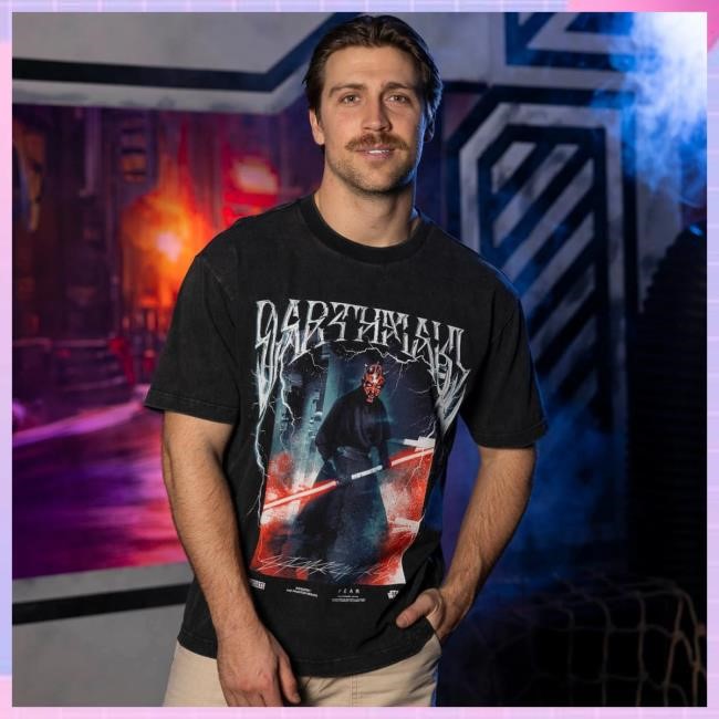 Streetwear Angle Star Wars Maul Metal Shirt From RSVLTS