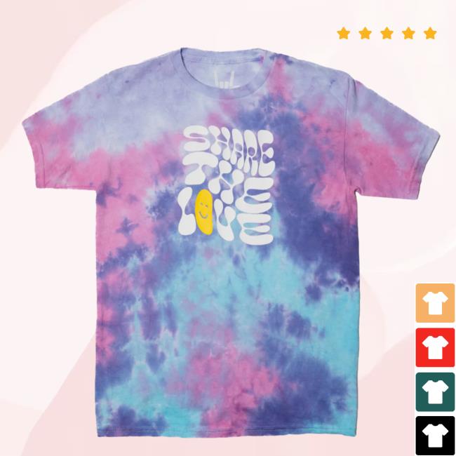 Official Stephen Sharer Merch Groovy Love Tie Dye Top Shirt