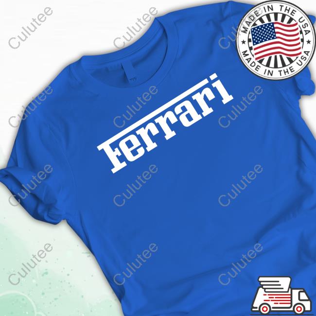 Official Ferrari Logo T Shirt