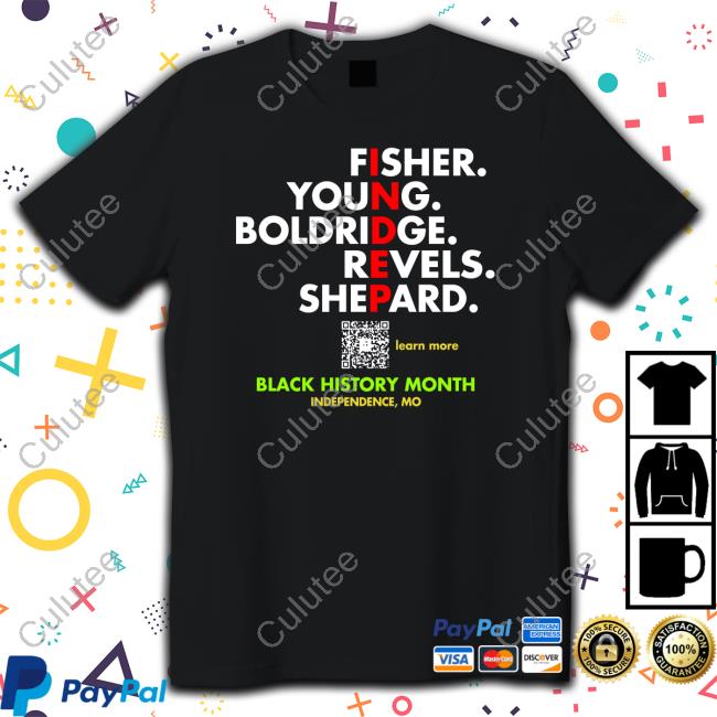 Fisher Young Boldridge Sevels Shepard Black History Hooded Sweatshirt Independence