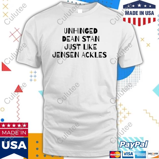 Official Unhinged Dean Stan Just Like Jensen Ackles T-Shirt