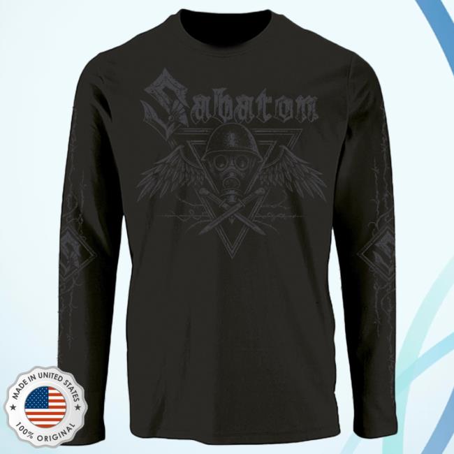 Official Sabaton Merch Store Sabaton Poison Gas L/S Tee Sabaton Shop