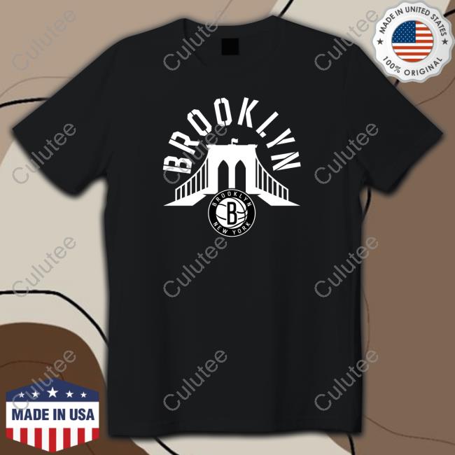 Nba Fanatics Brooklyn Nets Announcer Long Sleeve Tee
