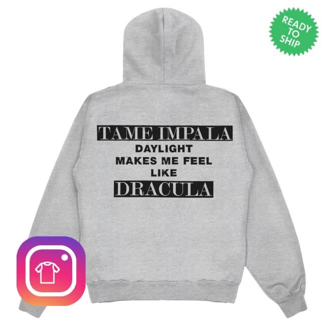 Official Tame Impala Merch Store Run From The Sun Attractive Hoodie