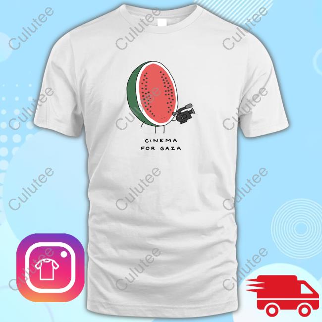 Official Discussing Film Cinema For Gaza Tee