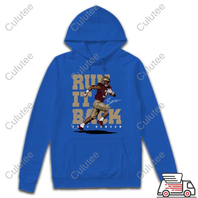 Trey Benson Official Store Run It Back Shirt Trey Benson Run It Back Shirt