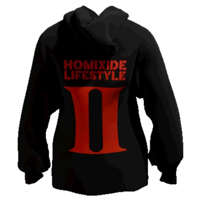 Official Homixide Gang Merch Store HL2 Popover Hoodie