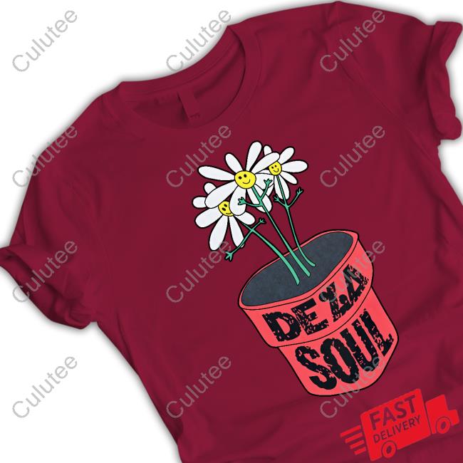 Official De La Soul Merch Flower Pot T Shirt