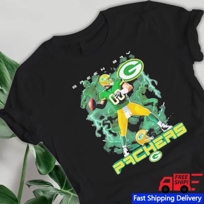 Green Bay Packers Player 00 Logo T shirt