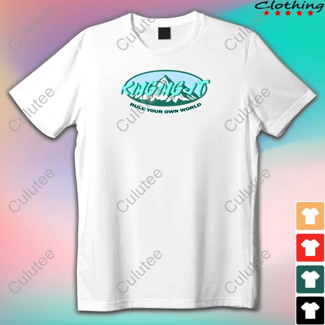 Kinging It Merch Kinging-It Mountains Rule Your Own World Sweatshirt