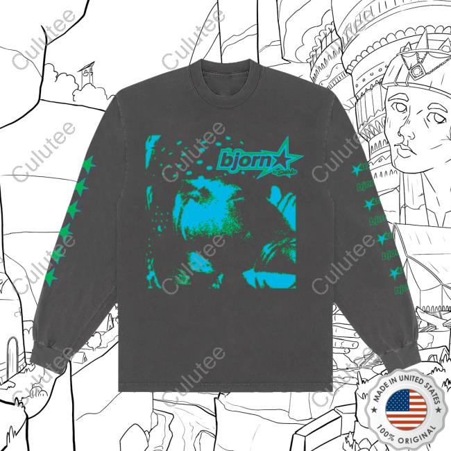 Official Smino Zero Fatigue Merch Bjorn Hoodie Vintage Black Zerofatigue