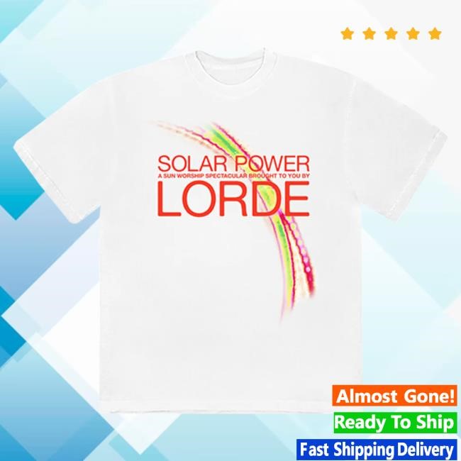 Official Lorde Clothing Lorde Sunburst Top Shirt White