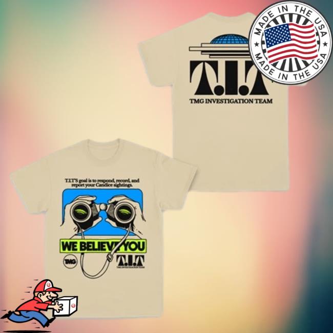 Official Tmg Studios Merch Store Tmg Investigation Team Oversized Tan Tees
