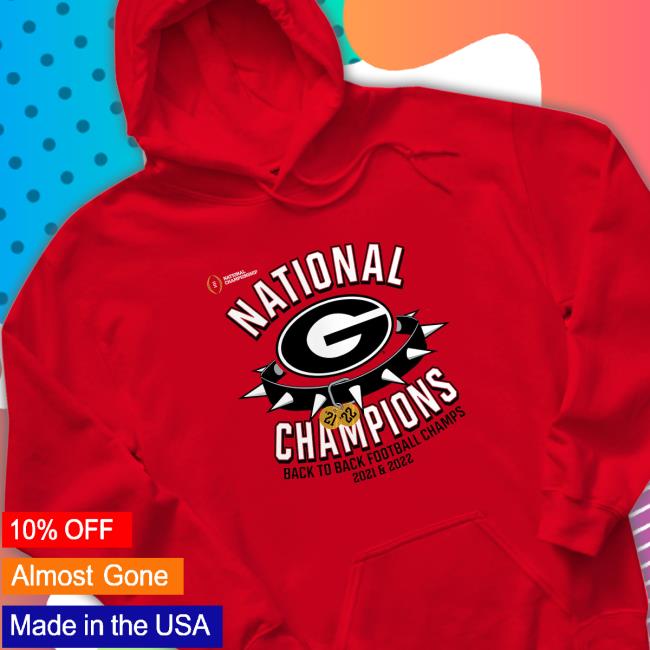 Georgia Bulldogs Fanatics Branded Back-To-Back College Football Playoff National Champions Hometown Cornerback Tri-Blend Sweaters