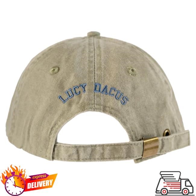 Official Lucy Dacus Merch Store Dads Fear Me Cap (Blue)