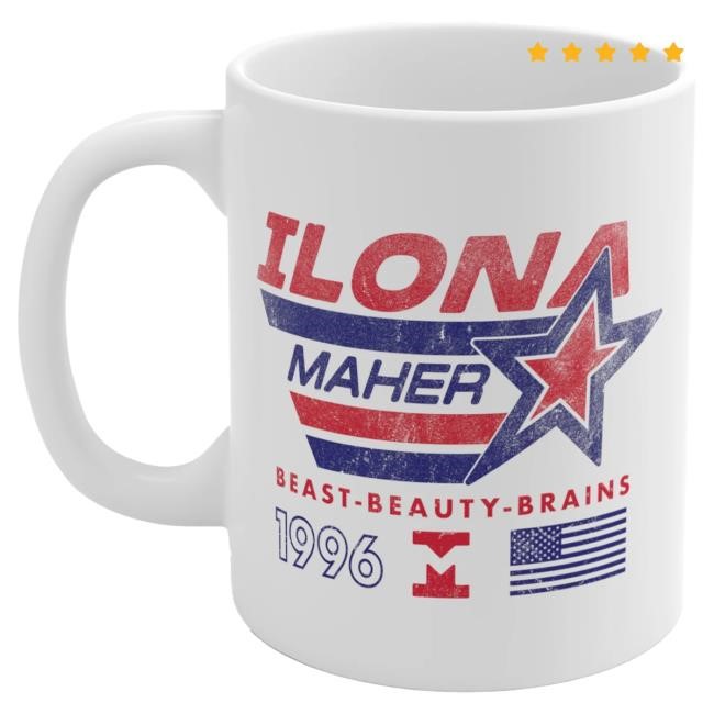Official Ilona Maher Merch Store Shop Ilona Maher Red, White & Season 2 Mug IlonaMaher