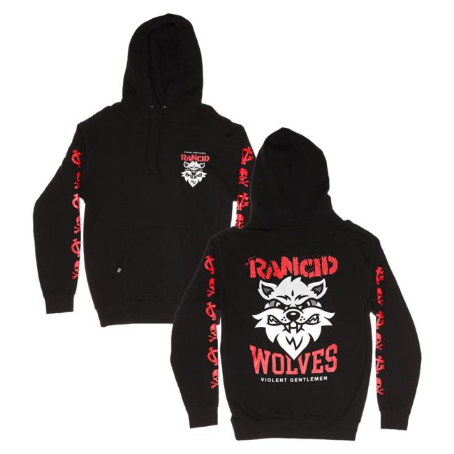 Rancid Merch Store Rancid X Violent Gentlemen Wolves Hoodie