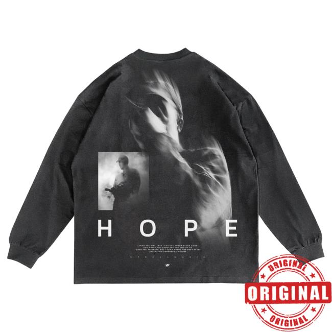 Official Nathan John Feuerstein Nf Merch Store Vintage Black "Hope" Long-Sleeve Nf Real Music Shop