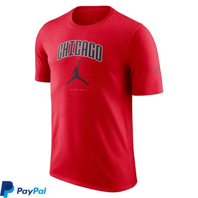 Official Chicago Bulls Store Chicago Bulls Jordan City Essential Top Shirt ChicagoBulls