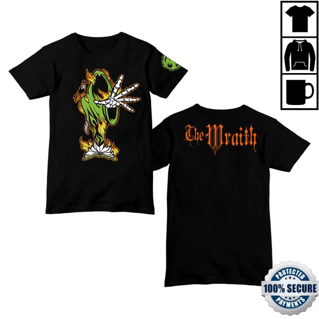 Official Icp Merch Clothing Store Insane Clown Posse Undead Wraith Black Hot Shirt