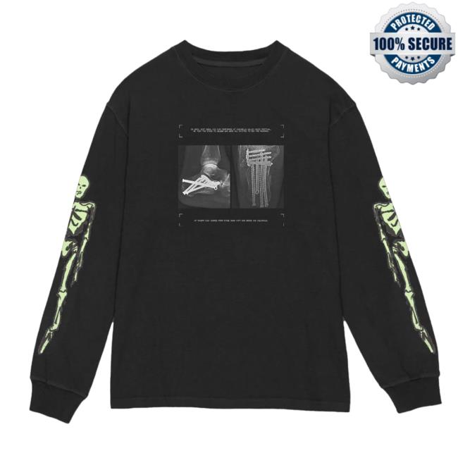 Official Kid Cudi Merch Store The Tour That Never Was Skeleton L/S T Shirt