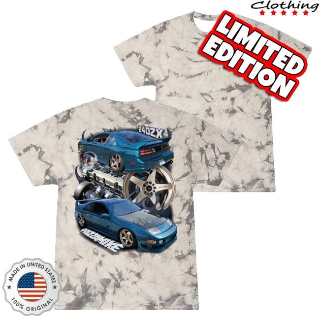 Official Prizzamike Shop Prizzamike 240Zx Crystal Silver T Shirt
