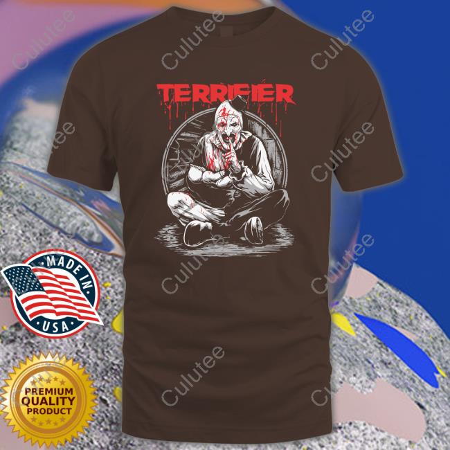 Terror Threads Merch Official Terrifier Hush Little Baby Hooded Sweatshirt
